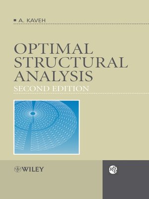 cover image of Optimal Structural Analysis